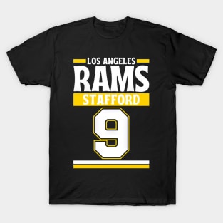 Los Angeles Rams Stafford 9 American Football Edit - Emikos Blurred Season #39 T-Shirt